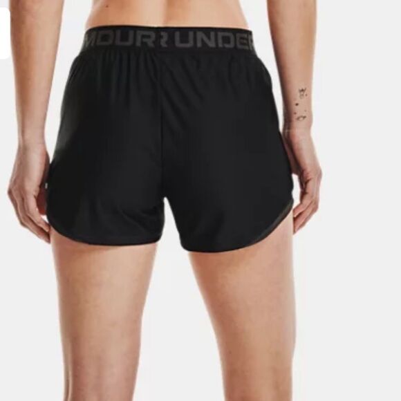Under Armor Women's UA Play Up 2.0 Shorts Blk Large NWT in packaging - Picture 2 of 9